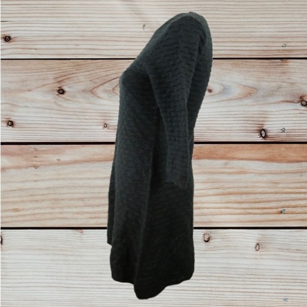 Elodie black sweater dress, size large - Picture 2 of 8